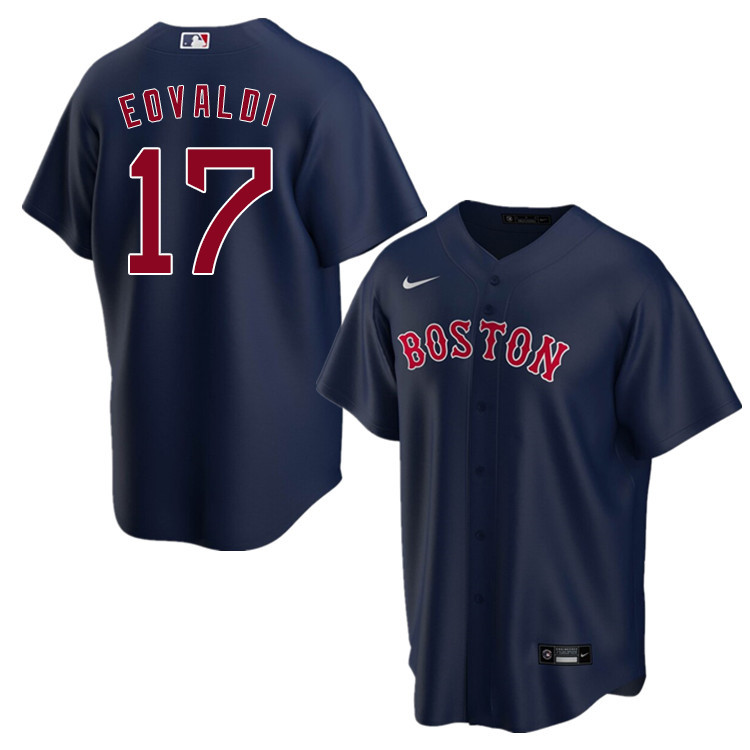 Nike Men #17 Nathan Eovaldi Boston Red Sox Baseball Jerseys Sale-Navy